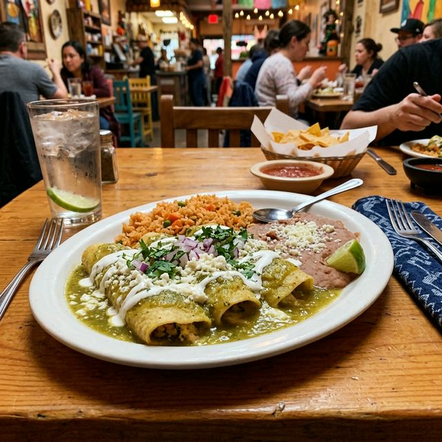A highly-rated authentic Mexican dish at Emilia's Restaurant